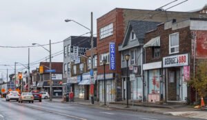 Toronto’s Pape Village Demolition Ontario Line’s Cosburn Station