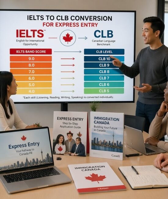 How to Convert IELTS Scores to CLB for Express Entry